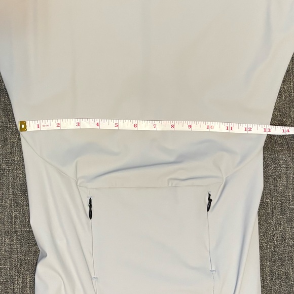 Johanna Parv Designer Sz S Stretchy Nylon Sprint Jumpsuit Grey new without tag - Picture 10 of 14